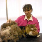 Anneka with Svetlana - the Best Groomer in the Universe!!!