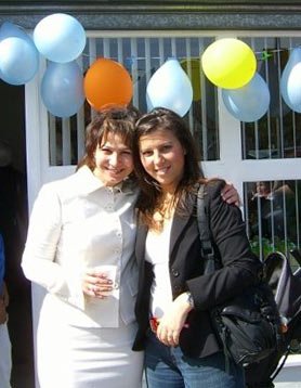 Picture of Svetlana with her daugther Vera