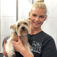 Inga - Stylist at Pet Universe Picture of Inga - stylist at Pet Universe